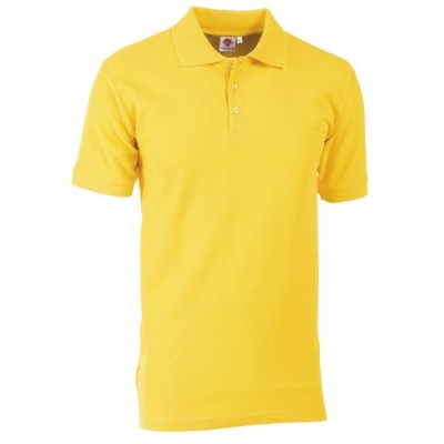 POLO PIQUET CLUB GIALLA  TG.XL 100% COTONE