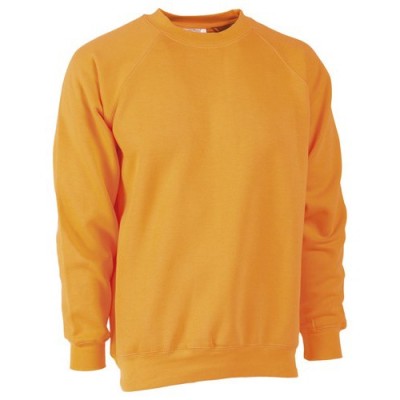 FELPA GIROCOLLO COT/POLI TG.XL ARANCIO