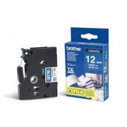 NASTRO BROTHER TZ-e535 12MMx8MT BIANCO/BLU