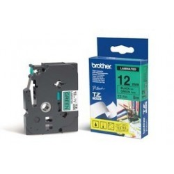 NASTRO BROTHER TZ731 12MMx8MT NERO/VERDE