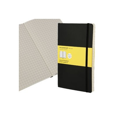 TACCUINO MOLESKINE XLARGE 19x25cm 192pg 5mm copertina morbida c/elastico nera