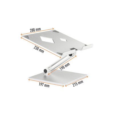Supporto alza notebook Rise da 10 Durable