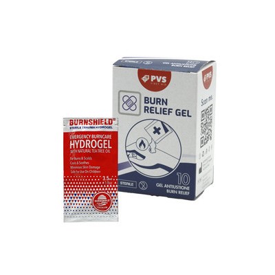 Astuccio 10 bustine gel sterile per ustioni BURNSHIELD 3,5 gr
