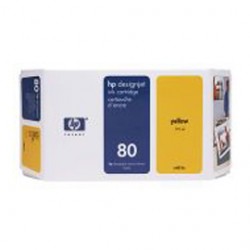 CARTUCCIA A GETTO DINCHIOSTRO HP N.80 GIALLO 350ML