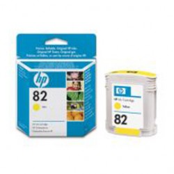 CARTUCCIA A GETTO DINCHIOSTRO HP N.82 GIALLO 69ML