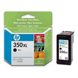 CARTUCCIA A GETTO DINCHIOSTRO HP 350XL NERO CON INCHIOSTRO HP VIVERA