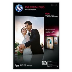 RISMA 25 FG CARTA HP PREMIUM PLUS GLOSSY PHOTO PAPER 25 SHTS 10X15