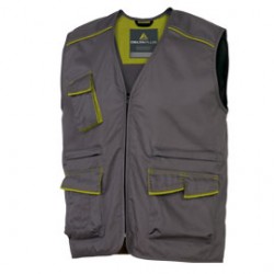 GILET da LAVORO M6GIL grigio/verde Tg. L PANOSTYLE