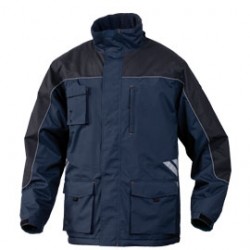 PARKA IMBOTTITO Finnmark Tg. XL blu/nero