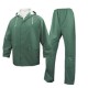 COMPLETO IMPERMEABILE EN304 Tg. L verde (giacca+pantalone)