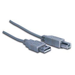 65071 CAVO USB TIPO A/B M/M TRASP.3MT.