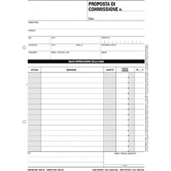 50062 BLOCCO COMMISSIONI 15X21 AUTORIC.DATA UFF.