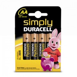 80754 BST.4 PILE DURACELL MINISTILO AAA SIMPLY