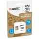 MICRO SDXC EMTEC 64GB CLASS 10 GOLD + CON ADATTATORE