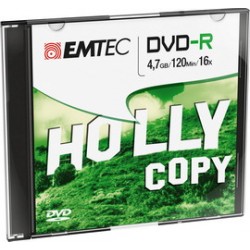 DVD-R EMTEC 4,7GB 16X SLIM CASE (kit 10pz)