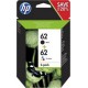 HP 62 INK CARTRIDGE COMBO 2-Pack