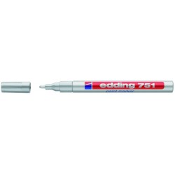 MARKER A VERNICE edding  751 ARGENTO