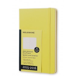 AGENDA 18 MESI MOLESKINE SETTIMANALE C.RIG.GIALL L