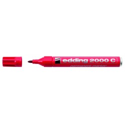 PERMANENT MARKER EDDING  2000 C ROSSO