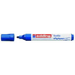 TEXTILE MARKER EDDING    4500 BLU