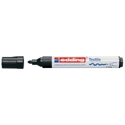 TEXTILE MARKER EDDING    4500 NERO