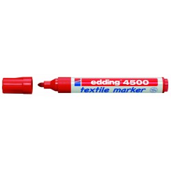 TEXTILE MARKER EDDING    4500 ROSSO