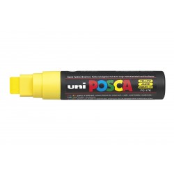 MARKER UNI POSCA PC-17K  PUNTA A SCALPELLO GIALLO