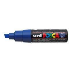 MARKER UNI POSCA PC-8K   PUNTA A SCALPELLO BLU