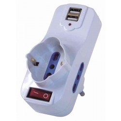 ADATTATOTRE MULTIPRESE E USB CFG E358