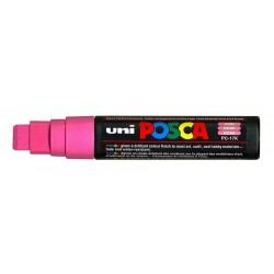 MARKER UNI POSCA PC-17K  PUNTA A SCALPELLO ROSA