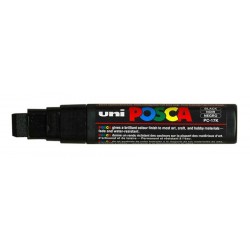 MARKER UNI POSCA PC-17K  PUNTA A SCALPELLO NERO