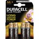 BLISTER 4 PILE DURACELL PLUS (MN1500) AA - STILO