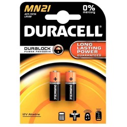 BLISTER 2 PILE DURACELL 12V (MN21)