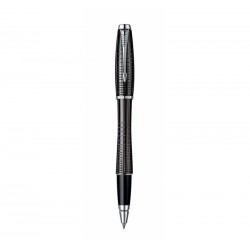 PENNA ROLLER F PARKER URBAN PREMIUM EBONY METAL CHISELLED