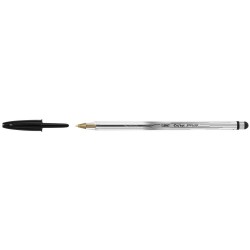 PENNA A SFERA TOUCH NERA BIC CRISTAL STYLUS