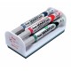 SET CANCELLINO MAGNETICO * 4 MARKER MAXIFLO Pentel