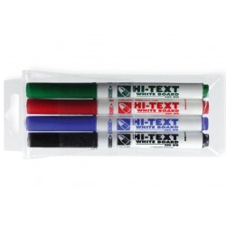 BUSTA 4 MARKER FIBRACOLOR TEXT 580