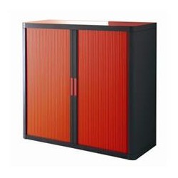 MOBILETTO EASYOFFICE     NERO/ROSSO 110X41,5X104