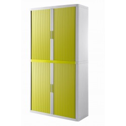 ARMADIO EASYOFFICE       BIANCO/VERDE 110X41,5X204