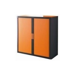 MOBILETTO EASYOFFICE     NERO/ARANCIO 110X41,5X104