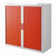 ARMADIO EASYOFFICE       BIANCO/ROSSO 110X41,5X104