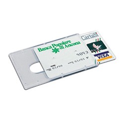 BUSTA PORTA CARDS 8,5X5,4 02/7828 PVC RIGIDO TRASPARENTE FAVORIT