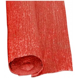 10RT CARTA CRESPA ROSSO METAL 132 (50X150CM) SADOCH