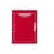 41157 CARTELLINA REXEL   TRAPPER 2 TASCHE ROSSA