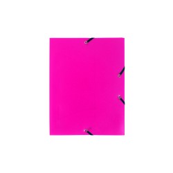 CARTELLA PPL CON ELASTICO 24x32CM FUXIA