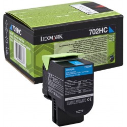 TONER CIANO LEXMARK 702HC 3000 PAGINE