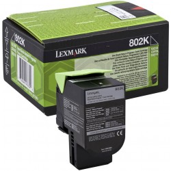 TONER NERO LEXMARK 802K 1000 PAGINE