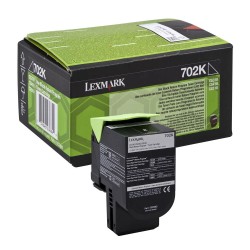 TONER NERO LEXMARK 702K 1000 PAGINE