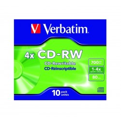 SLIM CD-RW Verbatim