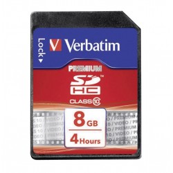 SDHC Card 2.0 8 GB Verbatim CLASS 10